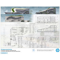HP F9A30D DesignJet T830 36 hüvelykes többfunkciós nyomtató