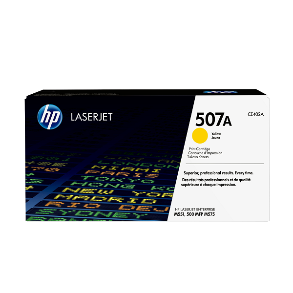 HP LaserJet 507A Yellow Print Cartridge