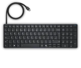 HP EliteBoard G1a Next Gen AI PC (Attached Cable) with 3 Yr Warranty & Wolf Pro Security