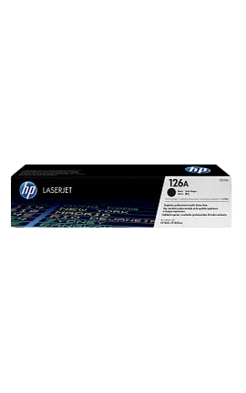 HP 126A Black Original LaserJet Toner Cartridge, CE310A