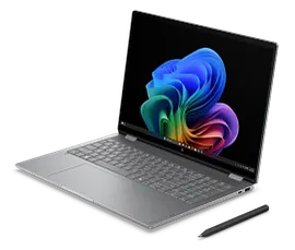HP OmniBook X Flip 2-in-1 Laptop Next Gen AI 16, Windows 11 Home, 16", Touch screen, AMD Ryzen™ AI 7, 24GB RAM, 1TB SSD, 2K, Meteor silver