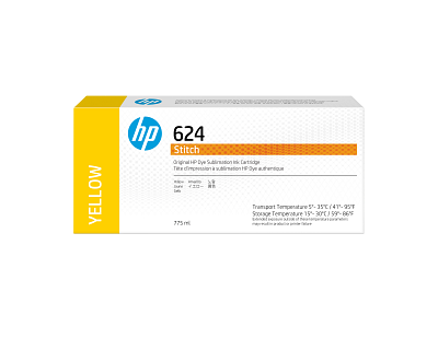 HP 624 775-ml Yellow Stitch Dye Sublimation Ink Cartridge