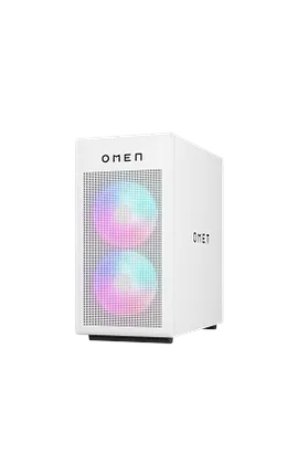 OMEN 35L Gaming Desktop GT16-0077m PC, Windows 11 Home, AMD Ryzen™ 5, 32GB RAM, 512GB SSD, NVIDIA® GeForce RTX™ 4070 SUPER, Ceramic white