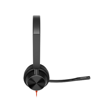 HP 8X220AA Poly Blackwire 3320 sztereó USB-C headset Microsoft Teams-tanúsítvánnyal + USB-C–USB-A-adapter