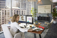 HP Series 7 Pro 39.7 inch 5K2K Conferencing Monitor-740pm