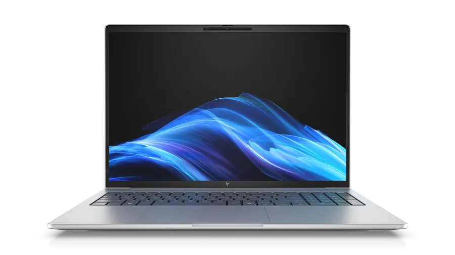 Hp elitebook 8 g1a 16 prenosnik odprt pogled od spredaj na zaslon