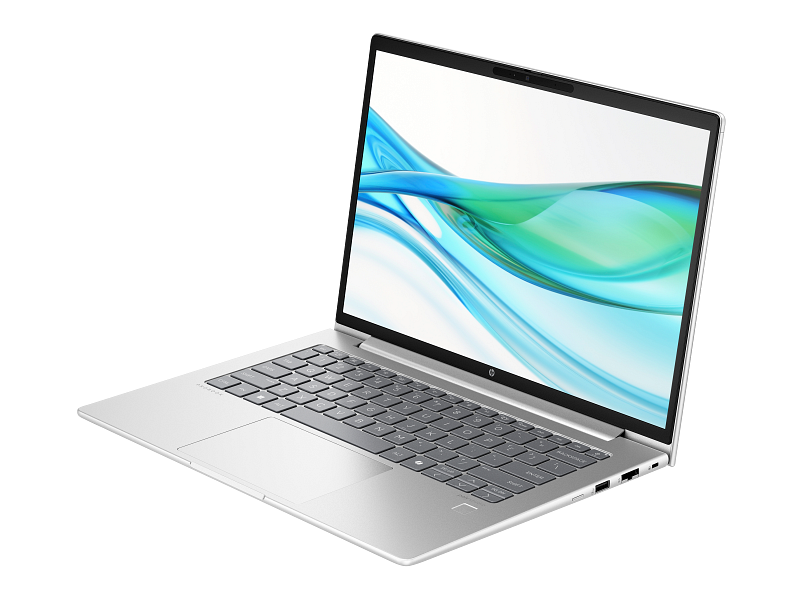 HP ProBook 440 G11 14 inch NaturalSilver WWAN T IRcam FPR CoreSet AHS WhiteBG FrontLeftOpen
