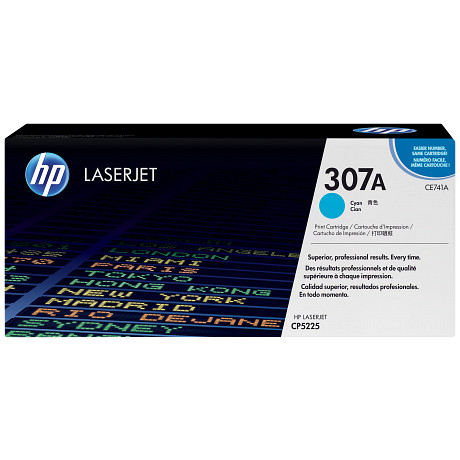 HP 307A CE741A ciánkék toner / festékkazetta Color Laserjet CP5225 nyomtatóhoz (7300 old.)