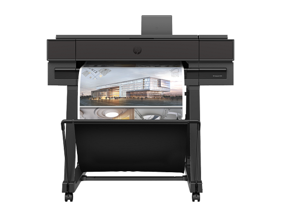 HP DesignJet T870 24” Large Format Printer – HP’s Best-in-Class Technical Supports High-Capacity 300ml Ink, Automatic Roll-to-Sheet Multi
