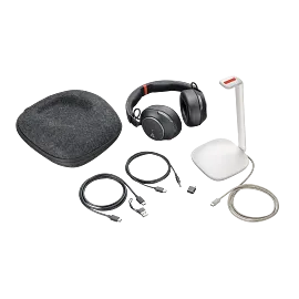 Poly Voyager Surround 85 UC Microsoft Teams Certified USB-C Headset +USB-C/A Adapter +Charging Stand