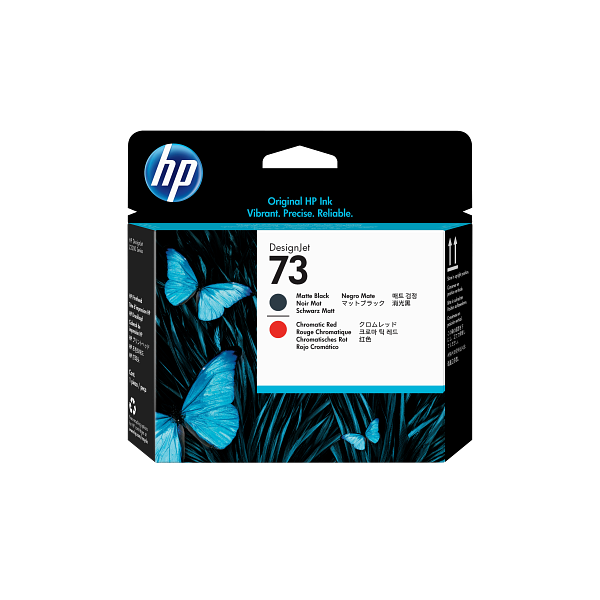 HP 73 Matte Black and Chromatic Red DesignJet Printhead - CD949A - CD949-80008