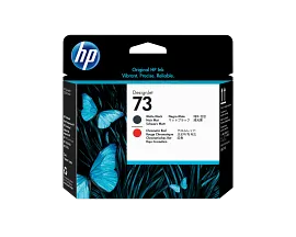 HP 73 Matte Black and Chromatic Red DesignJet Printhead, CD949A