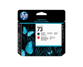 HP 73 Matte Black and Chromatic Red DesignJet Printhead, CD949A