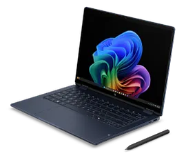 HP OmniBook X Flip 2-in-1 Laptop Next Gen AI 14, Windows 11 Home, 14", Touch screen, Intel® Core™ Ultra 9, 32GB RAM, 2TB SSD, 3K, Atmospheric blue