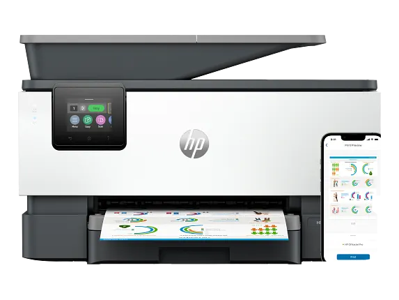 Business Ink Printers, HP OfficeJet Pro 9125e All-in-One Printer with 3 Months of Instant Ink for free with HP+