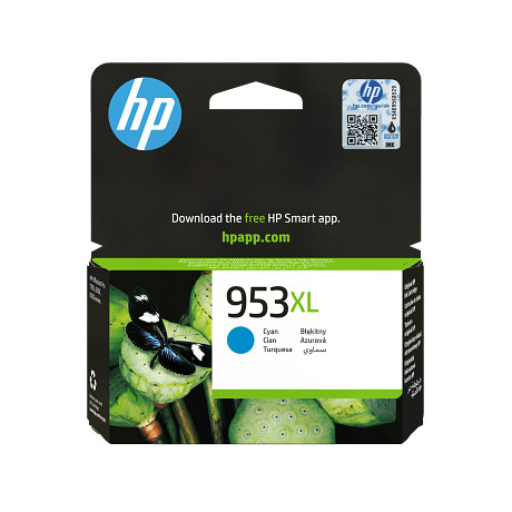 HP 953XL F6U16AE cián tintapatron eredeti F6U16AE OfficeJet 7730 7720 7740 8210 8218 8710 8715 8720 8725 8730 (1450 old.)