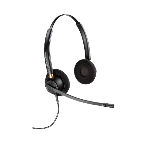 Poly EncorePro 520 kétfüles headset Quick Disconnect technológiával