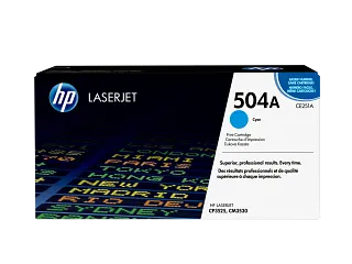 HP プリントカートリッジ CE251A シアン HP-EPCE251A HP® 504A Cyan LaserJet Toner Cartridge (CE251A)