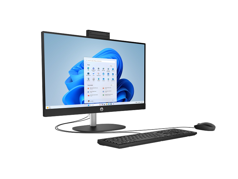 HP 23.8 inch All-in-One Desktop AI PC 24-cr2000i_Product_Jet black_Product Only_Right facing