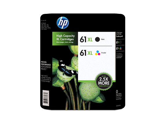 Photos - Printer HP 61 Color/XL Black Ink Cartridge Combo 2-Pack, C0PA6AN C0PA6AN