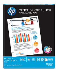 HP Office Paper-10 reams/3-hole punched/Letter/8.5 x 11 in