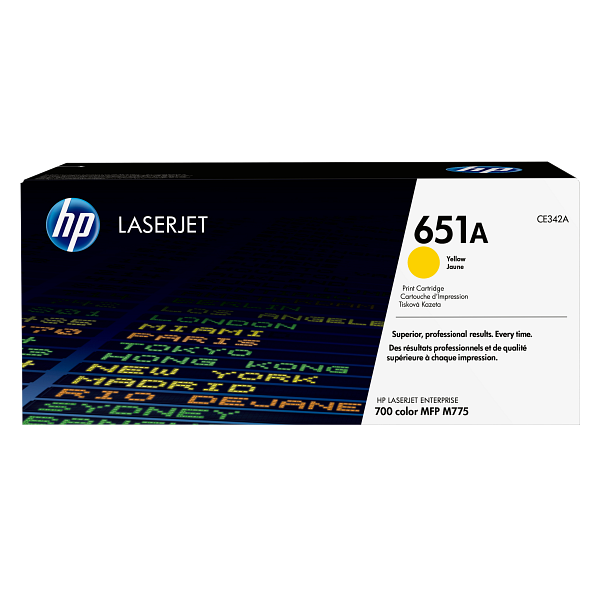 HP LaserJet 651A Yellow Print Cartridge