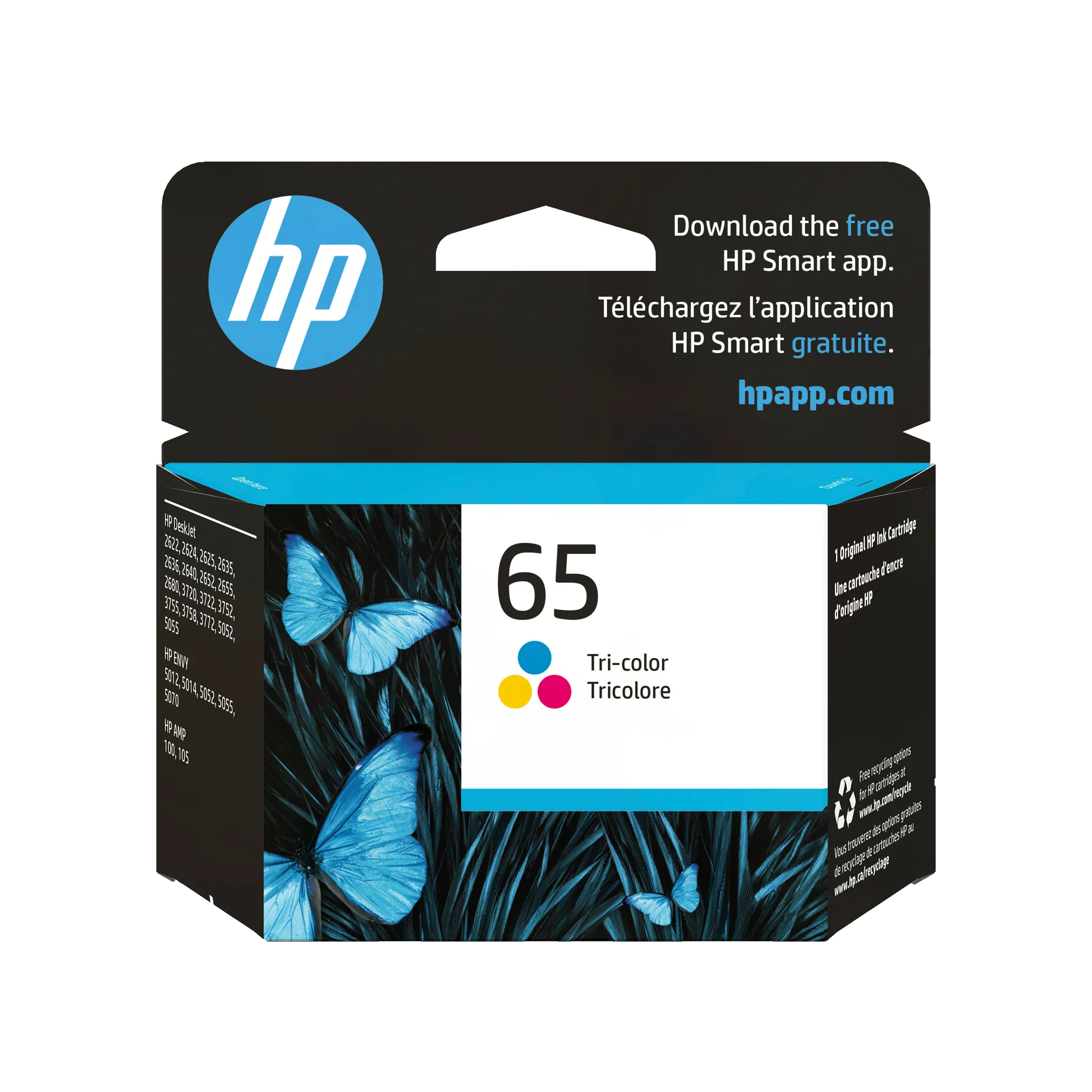 HP 純正インク HP65 3色カラー N9K01AA 60個