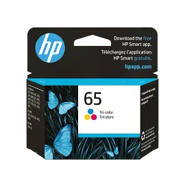 HP 65 Tri-color Original Ink Cartridge, N9K01AN#140