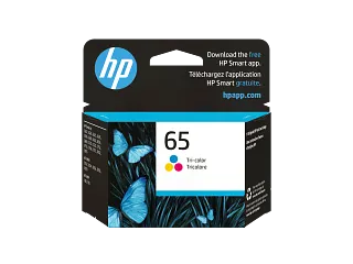 HP® 65 Tri-color Original Ink Cartridge (N9K01AN#140)