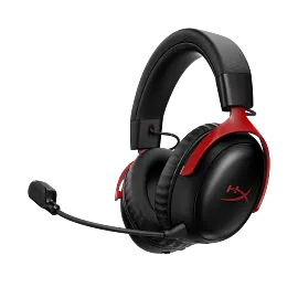 HyperX Cloud III S Wireless - Gaming Headset (Black-Red)