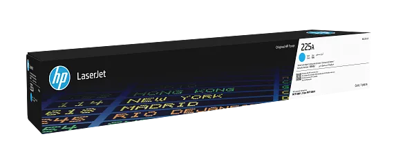 HP Laser Toner Cartridges and Kits, HP 225A Cyan Original LaserJet Toner Cartridge, W2251A