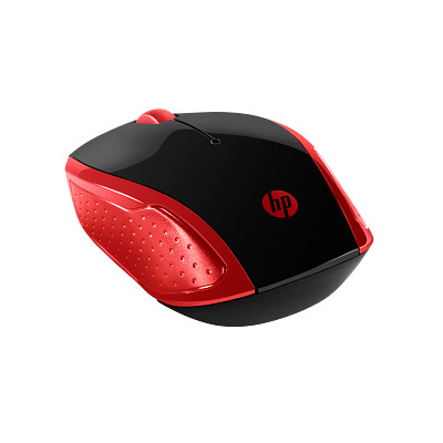 3c17 - HP Wireless Mouse 200 - Empress Red