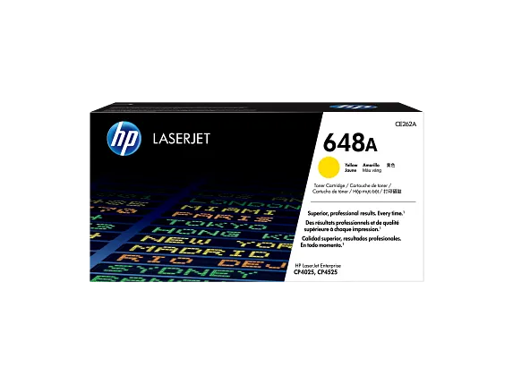 HP LASERJET プリンタカートリッジ CE262A  イエロー　*T6 HP CE262A (648A) Yellow Toner Cartridge | GM Supplies