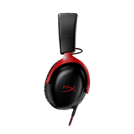 HP 727A9AA HyperX Cloud III – Gaming headset (fekete/vörös)