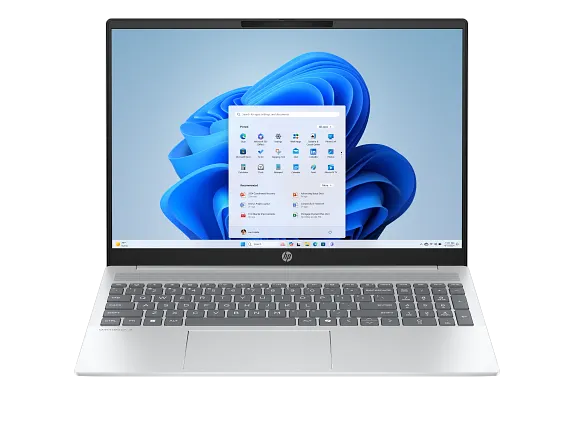 HP Home Laptop PCs, HP OmniBook 5 Laptop 16, Windows 11 Home, 16", AMD Ryzen™ 7, 16GB RAM, 512GB SSD, 2K, Glacier silver