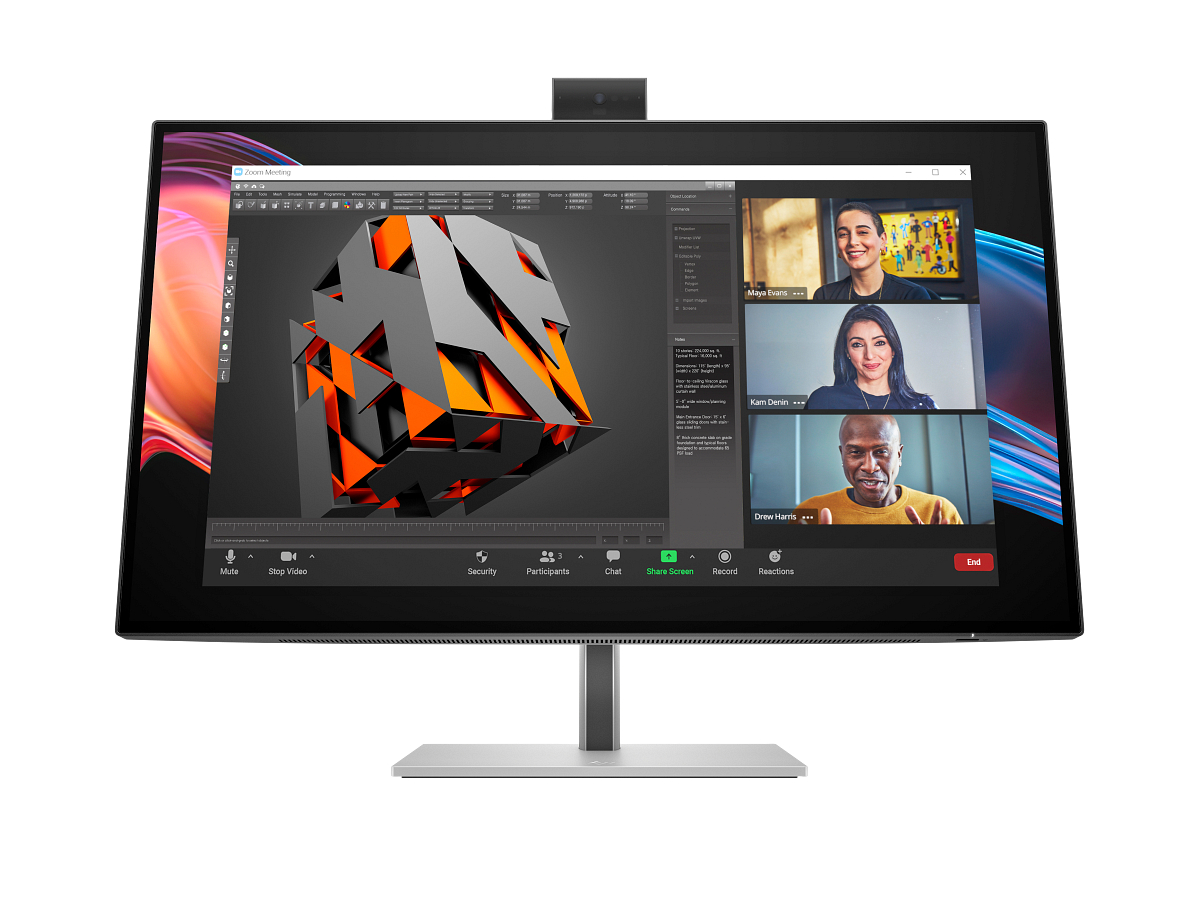 HP S7 Pro 727pm 27" 4K DPx2/HDMI/USB-C(100W)/USBX5/SPEAKERS/CAMERA 5MP/5YOS – 8K135E9#ABT