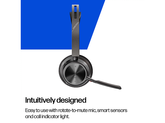 Poly Voyager Focus 2 USB-C-C Headset +USB-C/A Adapter