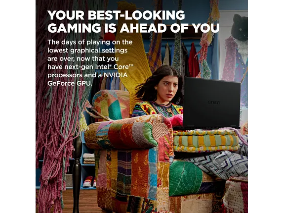 Series 13 of 14 HP Home Laptop PCs, OMEN Gaming Laptop 16, Windows 11 Home, 16.1", Intel® Core™ i7, 16GB RAM, 1TB SSD, NVIDIA® GeForce RTX™ 4060, QHD, Shadow black