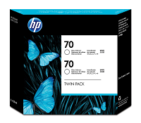 HP 70 2-pack 130-ml Gloss Enhancer DesignJet Ink Cartridges