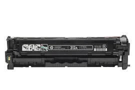HP 312A Black Original LaserJet Toner Cartridge, CF380A