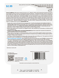HP Instant Ink Enrollment Card - 50 page plan