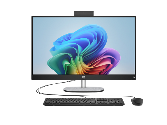 HP All-in-One Desktop Next Gen AI 27-ct2075m PC, Windows 11 Home, 27", AMD Ryzen™ AI 7, 16GB RAM, 512GB SSD, FHD, Jet black