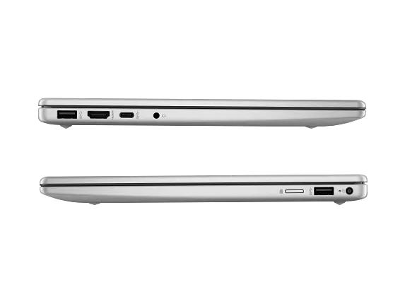 HP Home Laptop PCs, HP Laptop 14, Windows 11 Home, 14", Intel® Core™ 5, 8GB RAM, 256GB SSD, FHD, Natural silver