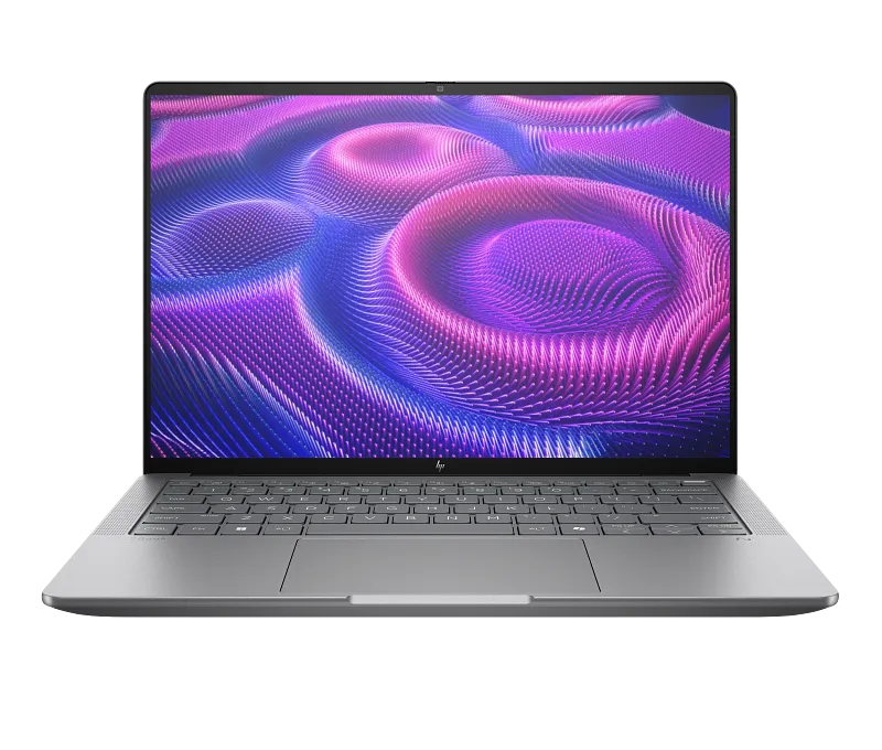 Hp zbook ultra g1a a3zq2et | amd ryzen ai max+ pro 395 | 64gb ram | 1tb ssd | 14″ wuxga | windows 11 pro | mobilna delovna postaja 1 Hp zbook ultra g1a a3zq2et odprt pogled spredaj z wuxga zaslonom