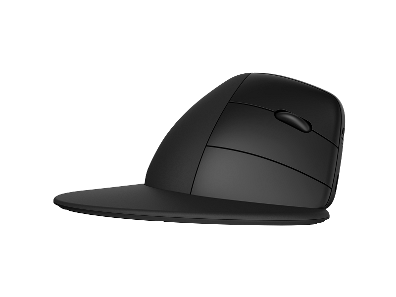 HP 925 Ergonomic Vertical Mouse Shadow Black Palm Rest CoreSet Front Right White BG
