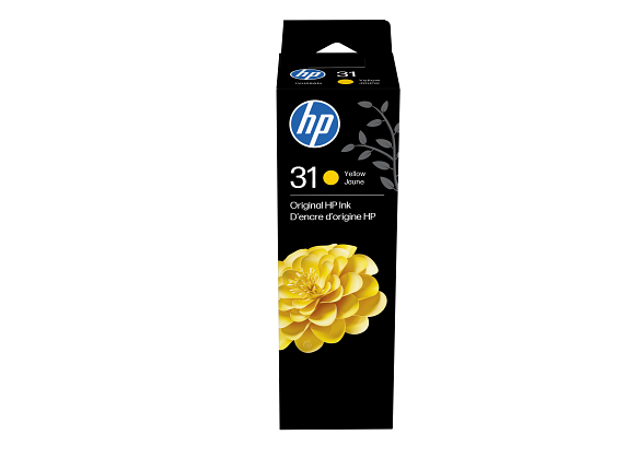 Photos - Ink & Toner Cartridge HP 31 70-ml Yellow Original Ink Bottle, 1VU28AN 1VU28AN