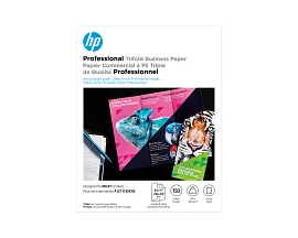 HP Professional Tri-Fold Business Paper, Glossy, 48 lb, 8.5 x 11 in. (216 x 279 mm), 150 sheets 4WN12A