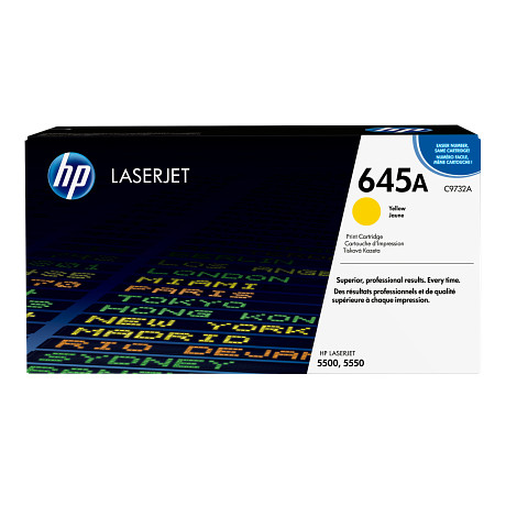 HP 645A C9732A sárga toner / festékkazetta Color Laserjet 5500 / 5550 nyomtatókhoz( 12.000 old.)