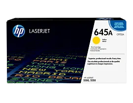 HP 645A Yellow Original LaserJet Toner Cartridge, C9732A