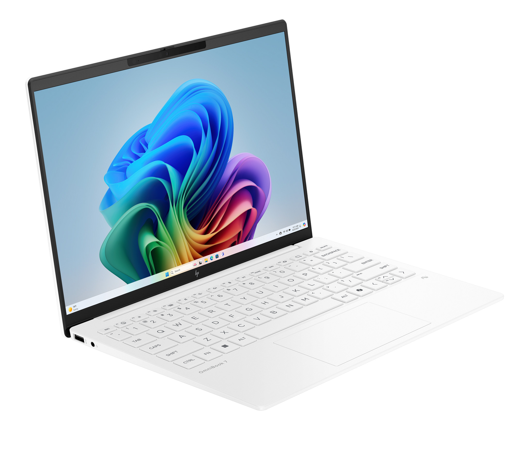 HP OmniBook 7 Aero Laptop Next Gen AI 13-bg1077nr 13.3", Windows 11 Home,  AMD Ryzen™ AI 7, 32GB RAM, 1TB SSD, WQXGA, Ceramic white